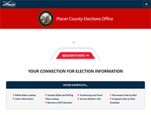 Tablet Screenshot of placerelections.com