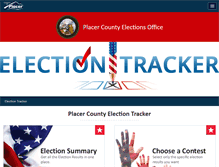 Tablet Screenshot of electiontracker.placerelections.com